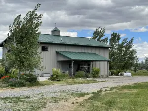 Quiet Barn on Big Horn River, Thermopolis, WY