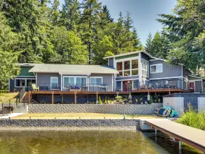 Gorgeous Long Lake Home w/ Dock, Kayak, Sup & More