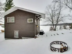 Brainerd Cabin on Rice Lake Near Snowmobiling