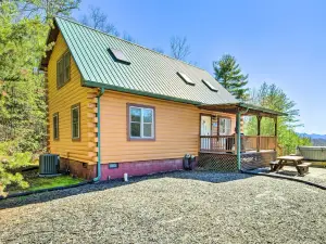 Bryson City Cabin Rental with Mountain View!