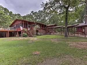 1-Acre Rustic Lake Resort w/ Outdoor Entertainment