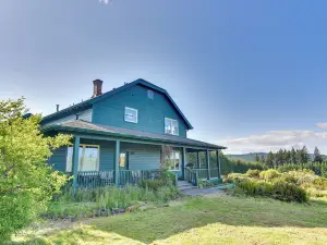 Rainier Home on 20 Acres w/ Blueberry Farm!
