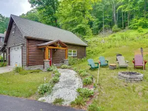 Riverfront Log Cabin on the Hudson w/ Private Dock