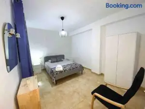 Apt en Centro fútbol 1Min Playa 10Min