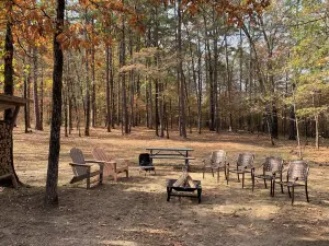 Huckleberry Trails is a peaceful 2-bedroom cabin secluded in mountain woodlands.