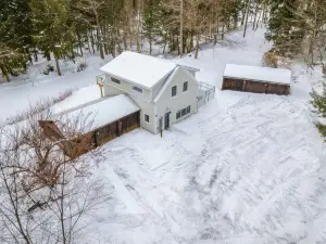 High-End Kitchen and Backyard Pond - Charming Luxury Haven