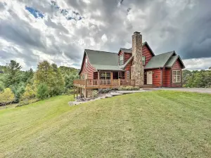 1/2 Mi to River: Spacious Blue Ridge Gem w/ Views!