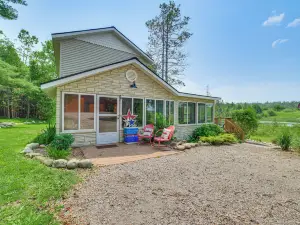 Riverfront Cheboygan Cabin w/ Kayaks & Dock!