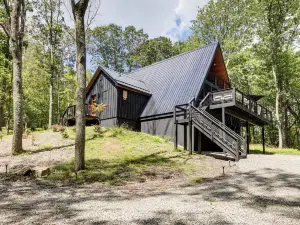 1 Mi to Resort Beach: Alpine Lake A-frame!