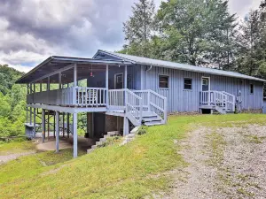 Pet-Friendly Castlewood Cabin with Deck and Pond Views
