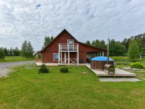 Lithuanian rustic Villa with sauna, lake and total privacy surrounded by nature