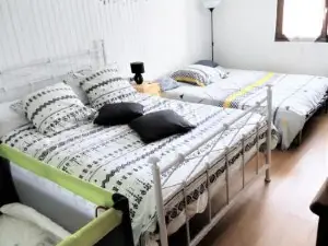Chambre en rez de jardin