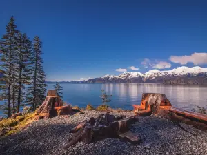 Beautiful Granite Point Mountain Lodge on Resurrection Bay!