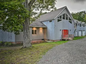 Lakefront Oneonta Estate w/ Fire Pit + Deck!