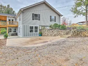 Spacious Lakefront Retreat w/ Hot Tub + Dock!