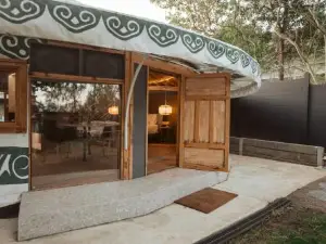 Mongolian Crafted Yurt with Private Spa and Spectacular Views