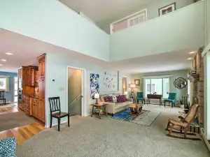 Lakefront Grant Getaway w/ Deck + Fire Pit!