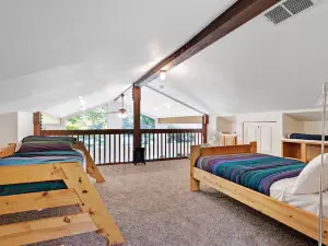 Dog-friendly riverfront cabin w/ Private Hot Tub, Wood Stove, and Private W/D