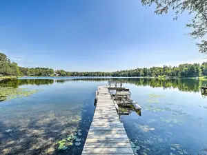 Lakefront Hideaway w/ Dock, Kayaks, Fire Pit!