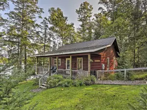 Waterfront Mercer Cabin w/ Wraparound Porch!