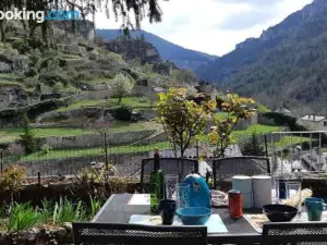 Ste Enimie Gite Terrasse Privative Vue Imprenable