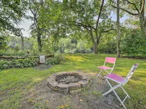 Riverside Niles Retreat w/ Fire Pit & Grill!