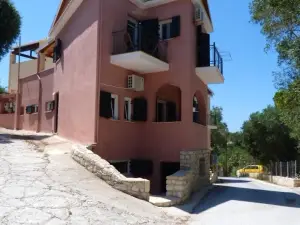 Studio in Lakka, with Wonderful Sea View, Shared Pool and Furnished Terrace Near the Beach