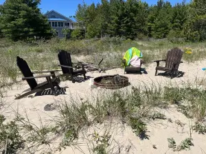 Lake Michigan/Beaver Island with incredible private beach