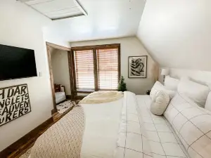 Cozy loft space with style & comfort all its own, shared pool in summer.