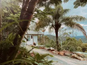 Bathtub with a View at Cockatoo Cabin