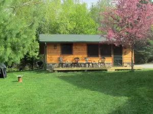 Private air-conditioned 2-bedroom cabin on Lake Vermilion