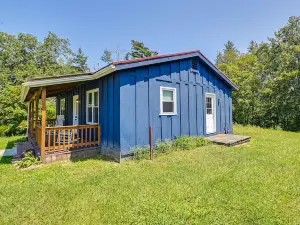 Secluded Campton Cabin w/ Views & Cozy Fireplace!