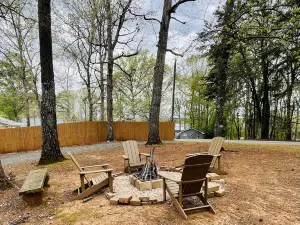 LAKE THERAPY on Tillery lovely waterfront home with awesome dock and privacy!