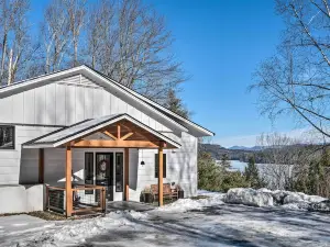 Contemporary Mountain-View Home on Lake Morey