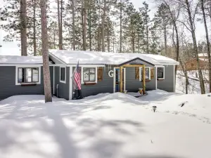 Lakefront Nevis Cabin Escape w/ Hot Tub!