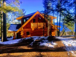 Tettegouche Cedar Log Cabin amazing Lake Superior views near 4 state parks, SHT