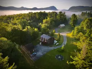 Hgtv Log Cabin Near Lake Willoughby, Burke, Jaypeak Ang Kingdom Trails