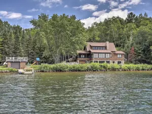 Waterfront Star Lake Cabin, Boat Dock on-Site