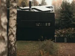 Briežu Stacija Off Grid Cabin