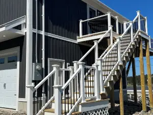 New 2-bed apartment with Panoramic Views of Downtown Lubec and Campobello Island