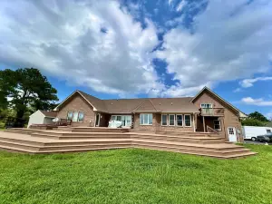 Private 5-acre Waterfront Peninsula with Beach