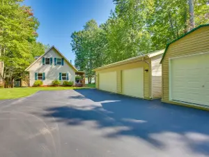 Interlochen Lake House w/ Deck, Fire Pit & Dock!