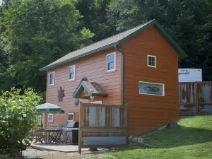 Cottage and Gardens on the Rush River