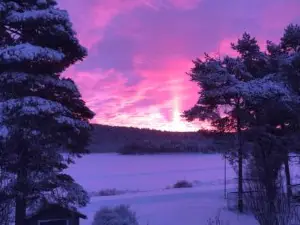 Lovely House with a Beautiful View in Jokkmokk