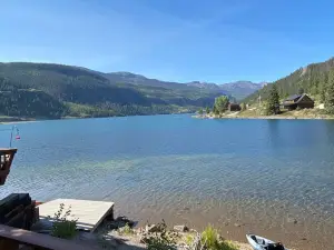 Scenic Solitude on the shores of Lake San Cristobal