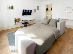 Appart'Hôtel le Jaurès - Jardin privé et Netflix