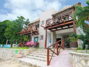 Hotel Pancho Villas Bacalar Vista a Laguna