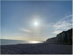 St Valery en Caux, Apt Vue Mer et Falaise: le Bleu de lo