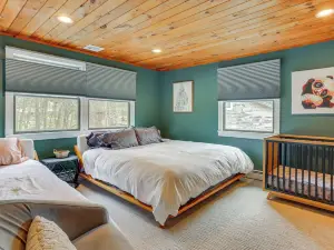 Swim, Hike & Ski: Waterfront Home in White Lake!