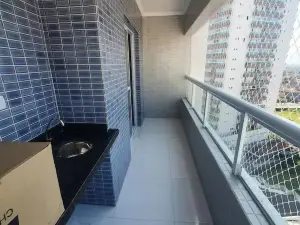 Apto Com Vista Mar e Sacada Gourmet